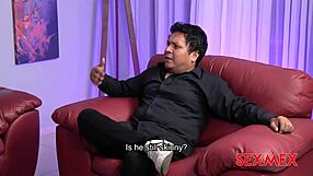 angie miller and nicole zurich reunite in college for bisexual fun.