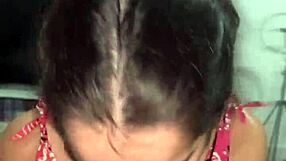 Debora Prado Jerking Off And Giving Deep Sloppy Blowjob