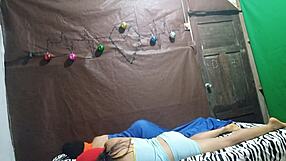 i fucked the couple in that bed cursed by aliens or somethin, real homemade exclusive stuff with ebony milf