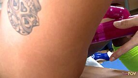 Blonde Lesbians With Big Tits Finger And Dive Into Pussy In Threesome