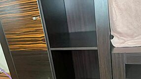 Watch this closeup of feet in black stockings playing with anal beads!