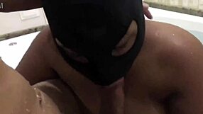 Morena, suck my big cock in the motel bathtub now!