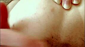 Young Russian Student Fingers Pussy And Anus In Black Stockings