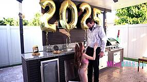 Teenie Shows Off Skills for a Wild New Year Thrill Ride