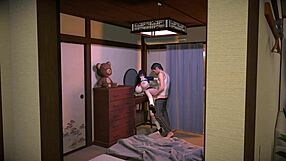 Hey, doesn’t this Asian wife just crave wild sex in 3D hentai?