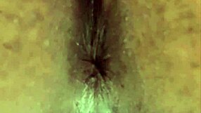 filling my tight ass with cum and licking it clean