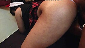 a big booty malay girl gets doggystyle fucked by her stepuncle, leading to a crazy creampie in her wet vagina