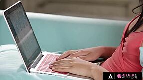 All Girl Massage Turns Into Steamy Lesbian Fuck Between Darcie Dolce And Gina Valentina