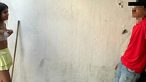 My stepsister wants to be fucked on a hot morning in panties.