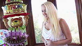 Birthday Party Turns to Pussy Licking and Cumming for Blondes