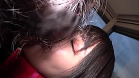 narrative: wild japanese amateur with stunning f-cup breasts craves intense action in homemade video