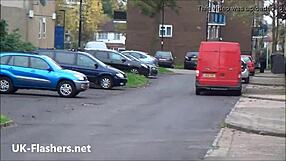 blonde babe jakki flashes nude and fingers herself outdoors