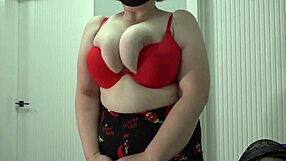 Bouncing Big Boobs in New Bras