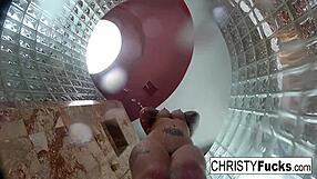 Christy And Dahlia Enjoy Hot Shower Lesbian Fun