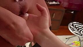 Jewelry Is Fun But A Finger And A Tongue In This Brunettes Pussy Is Better