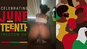 got some black pussy for juneteenth 18+th birthday celebration