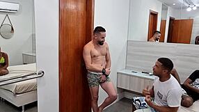 Bastidores with Novinha Thai Kalifa in Wild Orgy, Double Penetration Included