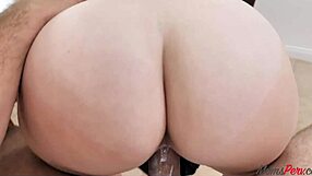 Mature redhead bbw stepmom with big tits seduces stepson with oral and riding