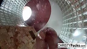 Christy And Dahlia Enjoy Hot Shower Lesbian Fun