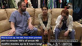 hey, step sisters getting their pussies creampied in missionary, spreading wide with long hair