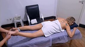 I gave a relaxing massage that turned intimate with my partner.