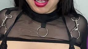 Ballbusting femdom squirt in mouth, astarioth.i�