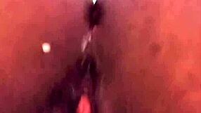 filling my tight ass with cum and licking it clean