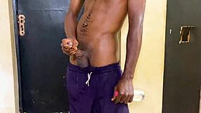 sexy ebony and step brother engage in hardcore fuck battle, big ass reality homemade