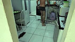 my stepsister studies without panties in the taboo room