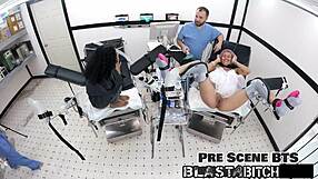 hey, step sisters getting their pussies creampied in missionary, spreading wide with long hair