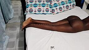 Nissi Lin's ebony booty destroyed by big cock banging