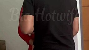 corno invited friend to pound my ass on our bed