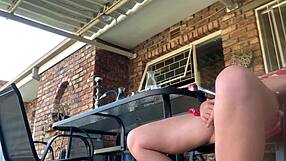 My friends wife is such a cheat, cheating on him with anal doggystyle and squirting.