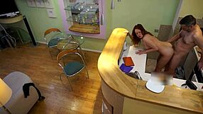 young redhead bitch overwhelmed by step dad's intense fucking