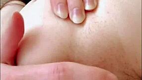 Young Russian Student Fingers Pussy And Anus In Black Stockings