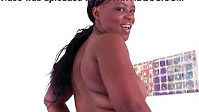 danielle ried ebony black girl with dick sucking lips big white dick pov blowjob and cum load swallow. she swallows it all