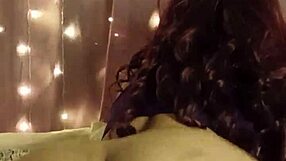 The young girl, full of desire, masturbates in her fantasy world.