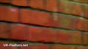 blonde babe jakki flashes nude and fingers herself outdoors