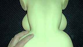 sally begs for anal sex in doggy position, i cum in her gaping asshole