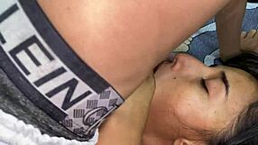 Latina Babe's Huge Cock Makes Her Squirt with Toy