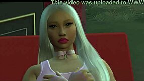 Ebony MILFs Nicki Minaj, Cardi B, and Megan Thee Stallion in Anal and Blowjob Group Scene