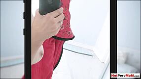 Stepmom Caught Masturbating Gets Fucked Hard By Stepson