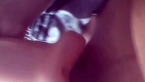 Solo guy tugs his small cock intensely