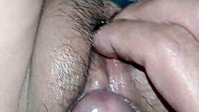 Young stepsister lets stepbrother touch her wet pussy easily