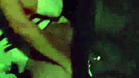 Bored wife, unaware, gets surprised by unexpected thrusts