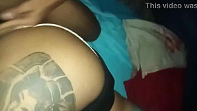 Amateur webcam session alone with cousin Katryna exploring intimate moments