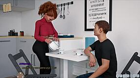 Lust Academy 182 features curvy fat girl in cute outfit