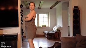 cowgirl riding until creampie with curvy bbw in hot trailer