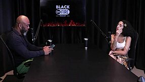 bibi hourani shows off her tattoos and talks about her achievements in sheer red