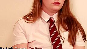 School twins in detention getting inspected up close